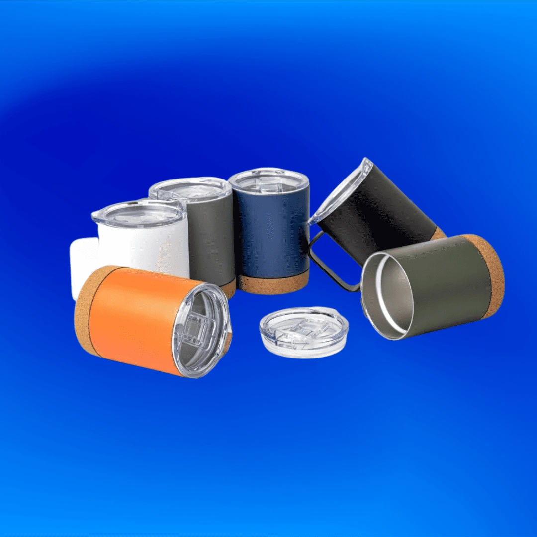 Composição moderna de uma Caneca Térmica personalizada