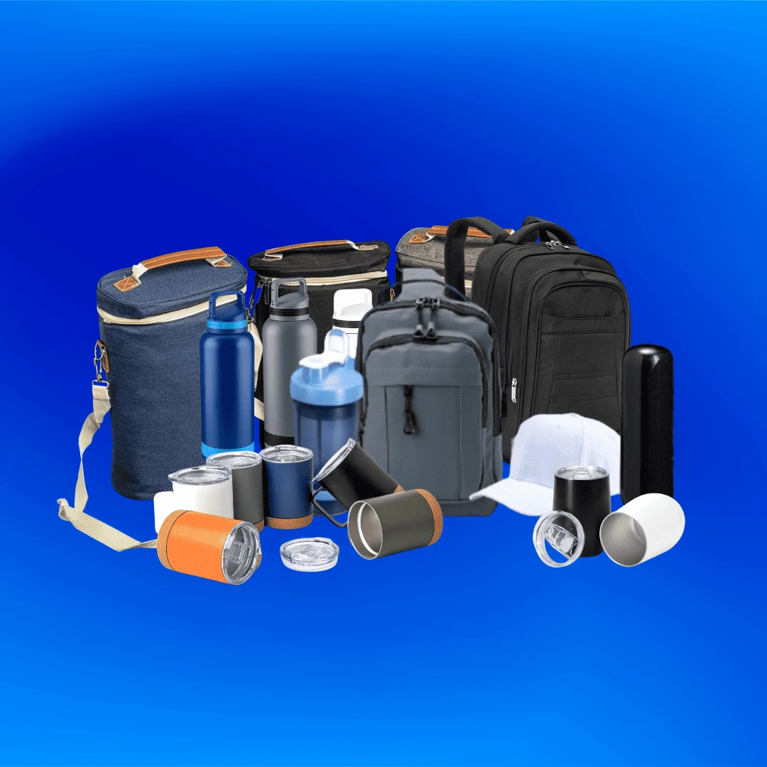 Variedade de brindes personalizados